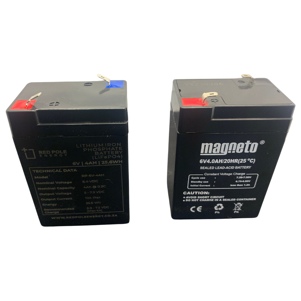 6V 4Ah Lithium Battery x 3 | Magneto replacement batteries – Extreme Lights