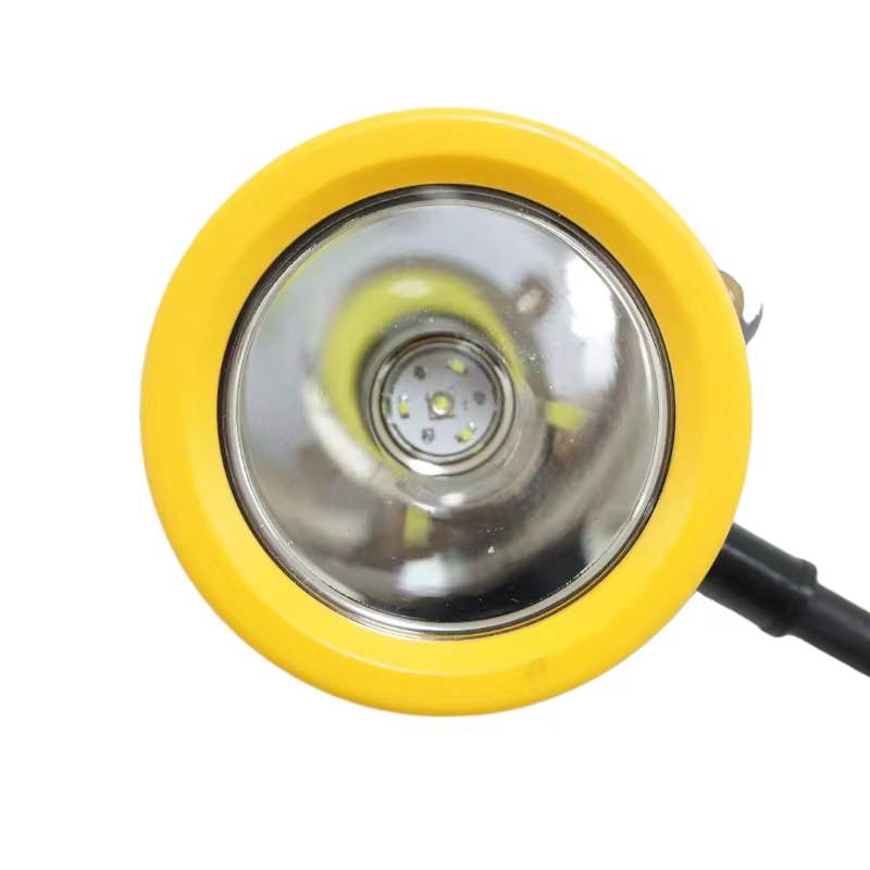 Corded LED Mining Cap Lamp, Battery Pack & Charger